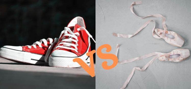 Canvas Vs. Leather Ballet Shoes