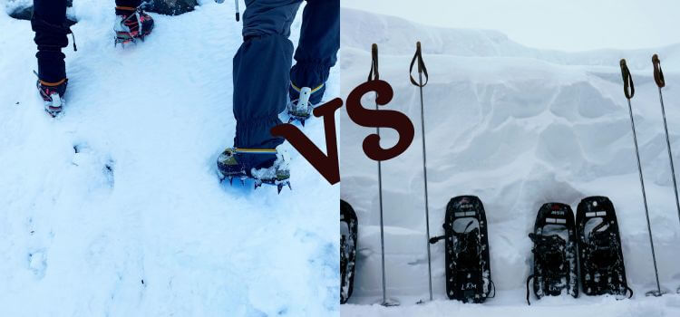 Snow Shoes Vs. Crampons